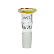 G-Spot Glass - Color Tulip Bowl - 18.8mm - Amber and White