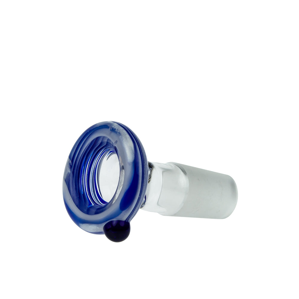 G-Spot Glass - Color Pure Bowl - 18.8 mm - Blue - Side view