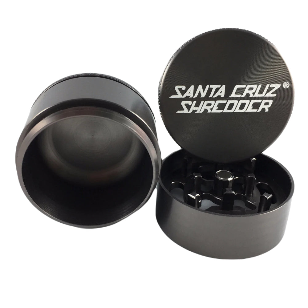Santa Cruz Shredder Aluminum Herb Grinder | Large | 3-Part | Grey