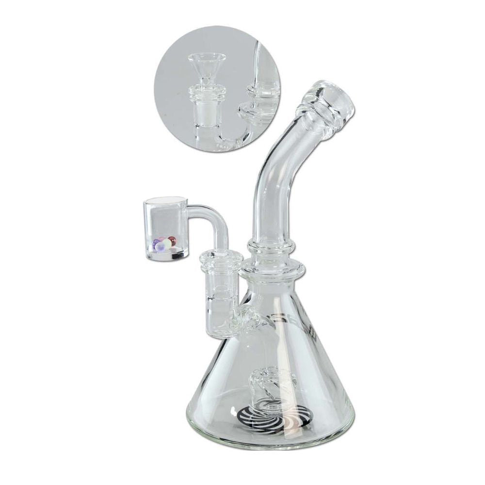 BLAZE Beaker Base Hybrid Dab Rig with Drum Percolator
