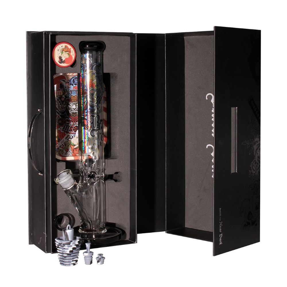 Black Leaf Ronin and Geisha Ice Bong Box Set | Box