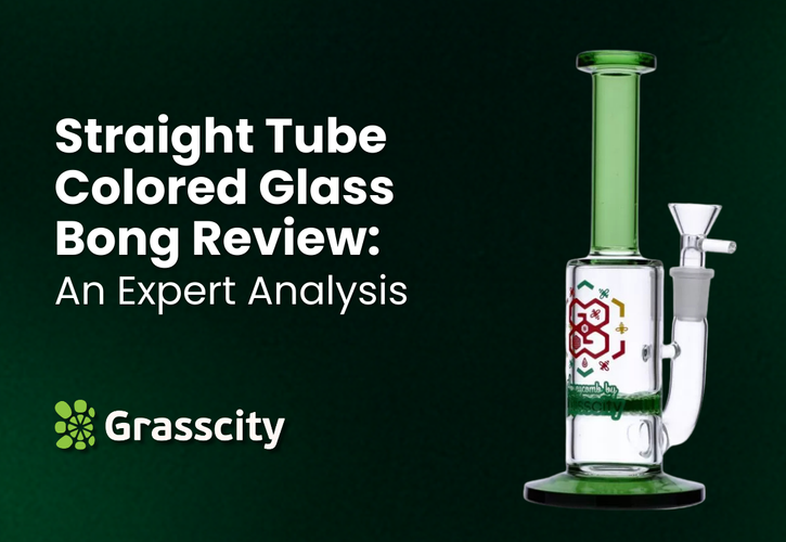 Straight Tube Colored Glass Bong Review: An Expert Analysis