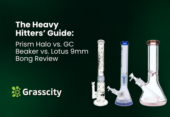 The Heavy Hitters’ Guide: Prism Halo vs. GC Beaker vs. Lotus 9mm Bong Review