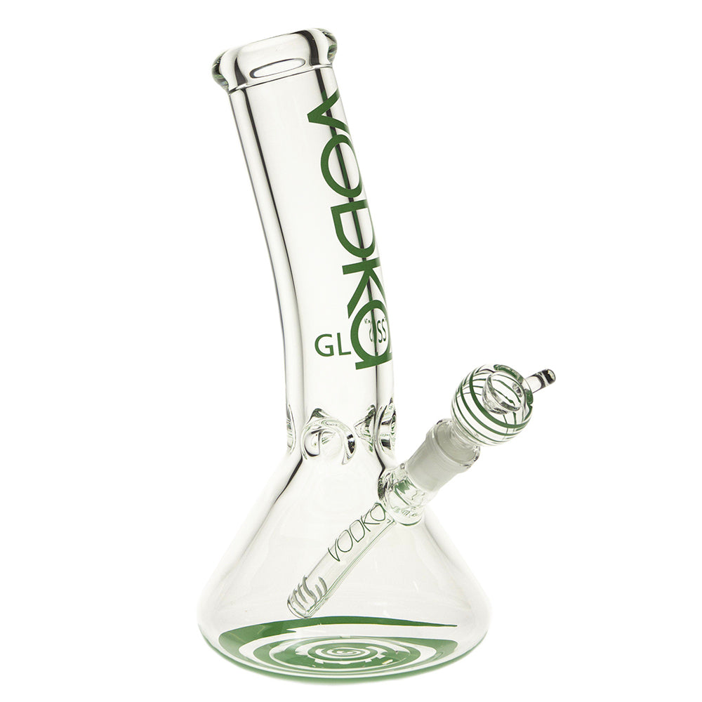Vodka 9mm Beaker Ice Bong with Bent Neck | 12 Inch