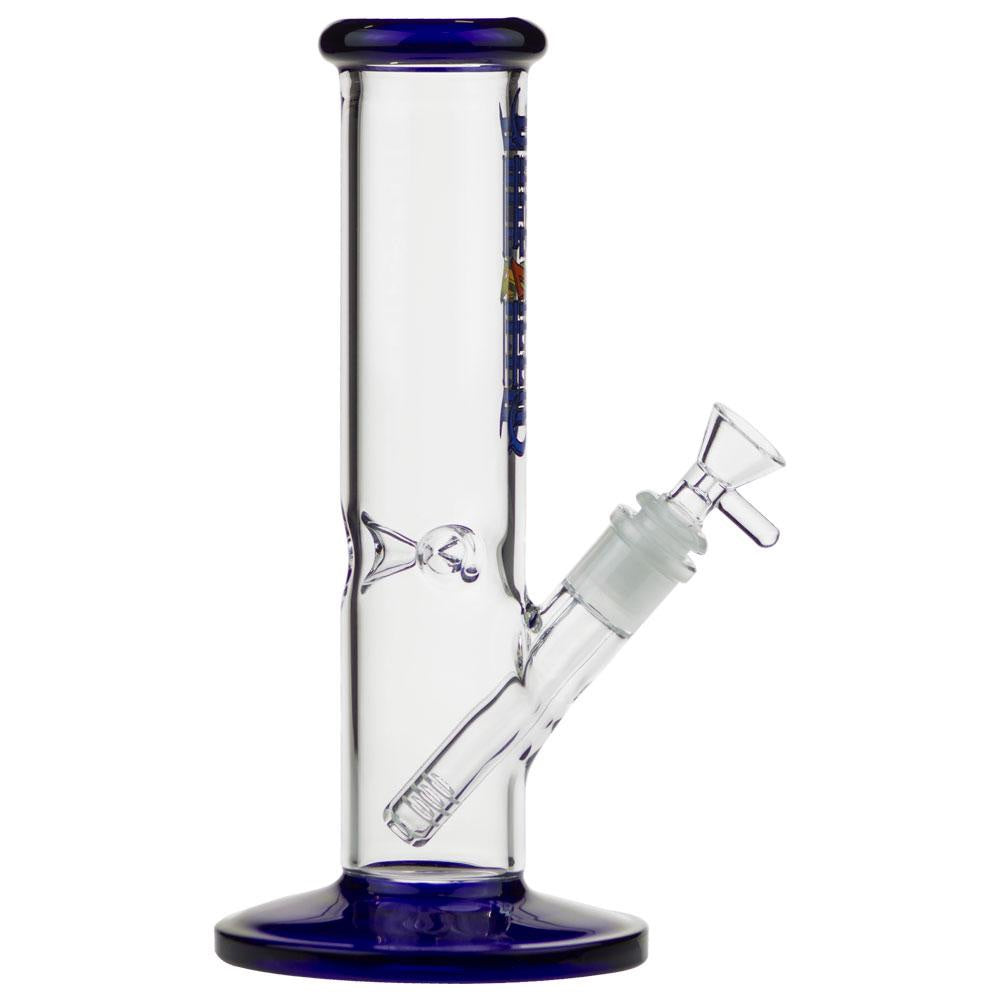 Dopezilla Slimzilla Straight Ice Bong | 10 Inch | Blue | side view