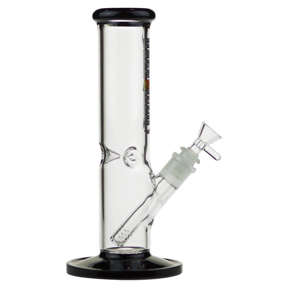 Dopezilla Slimzilla Straight Ice Bong | 10 Inch | Black | side view