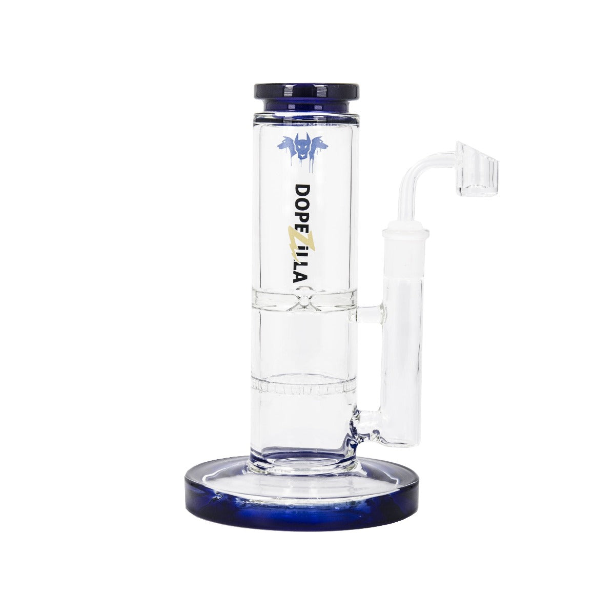 Dopezilla Cerberus Straight HoneyComb Dab Rig | 8 Inch