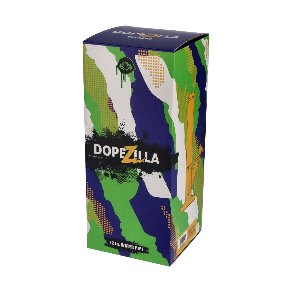 Dopezilla Cyclops Straight Ice Bong | 12 Inch | Box