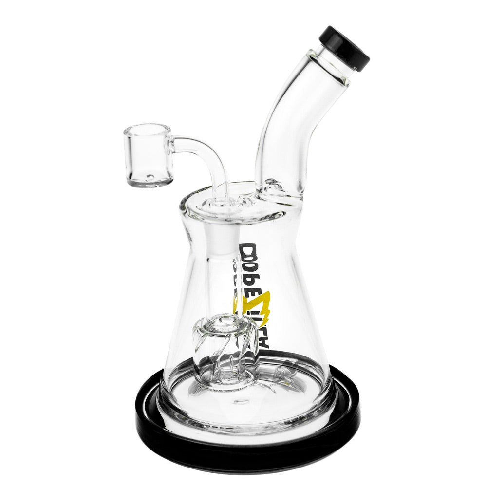 Dopezilla Kraken Dab Rig | 8 Inch | Black | side view 2