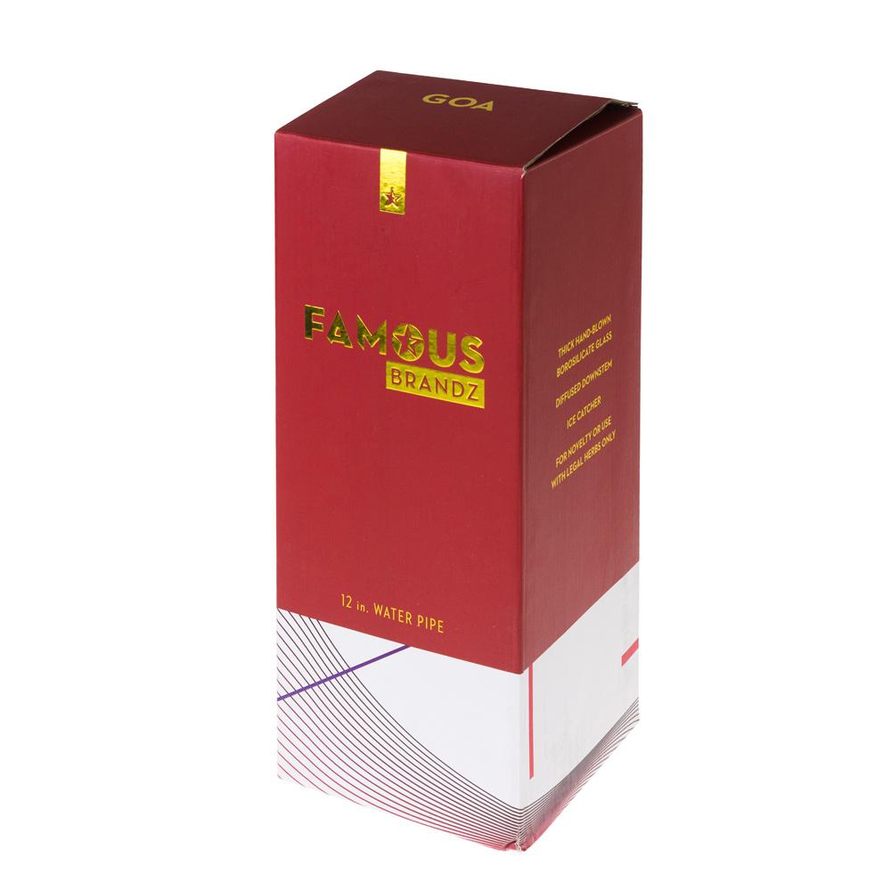 Famous Brandz Goa Beaker Ice Bong | 12 Inch | box