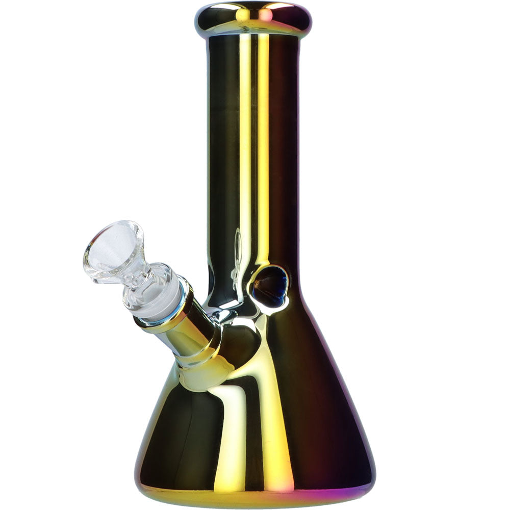 Famous X 8 Inch Fumed Glass Beaker Ice Bong