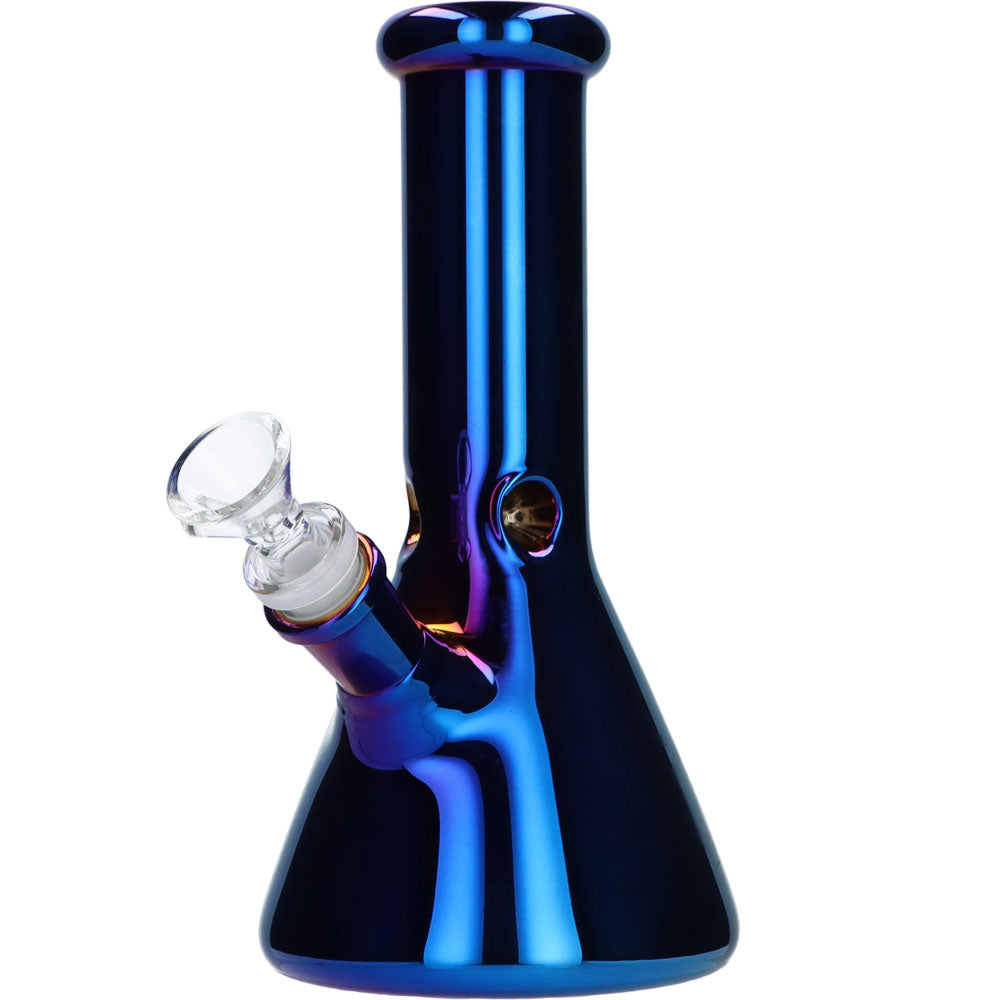 Famous X 8 Inch Fumed Glass Beaker Ice Bong