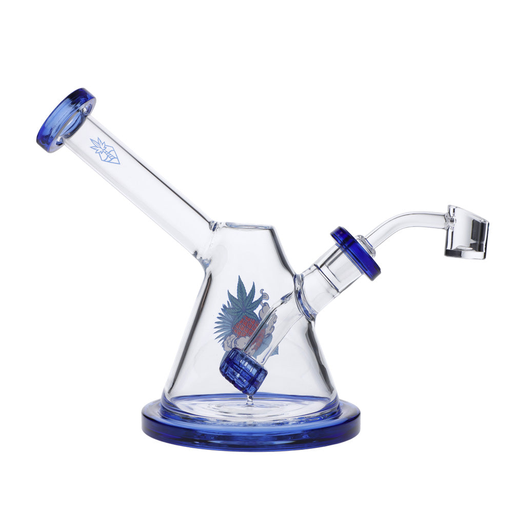 Cabana Cannabis Co. Beaker Base Bong | Blue | with banger