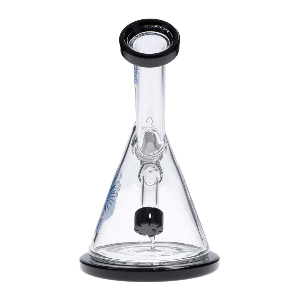 Cabana Cannabis Co. Beaker Base Bong | Black | back view