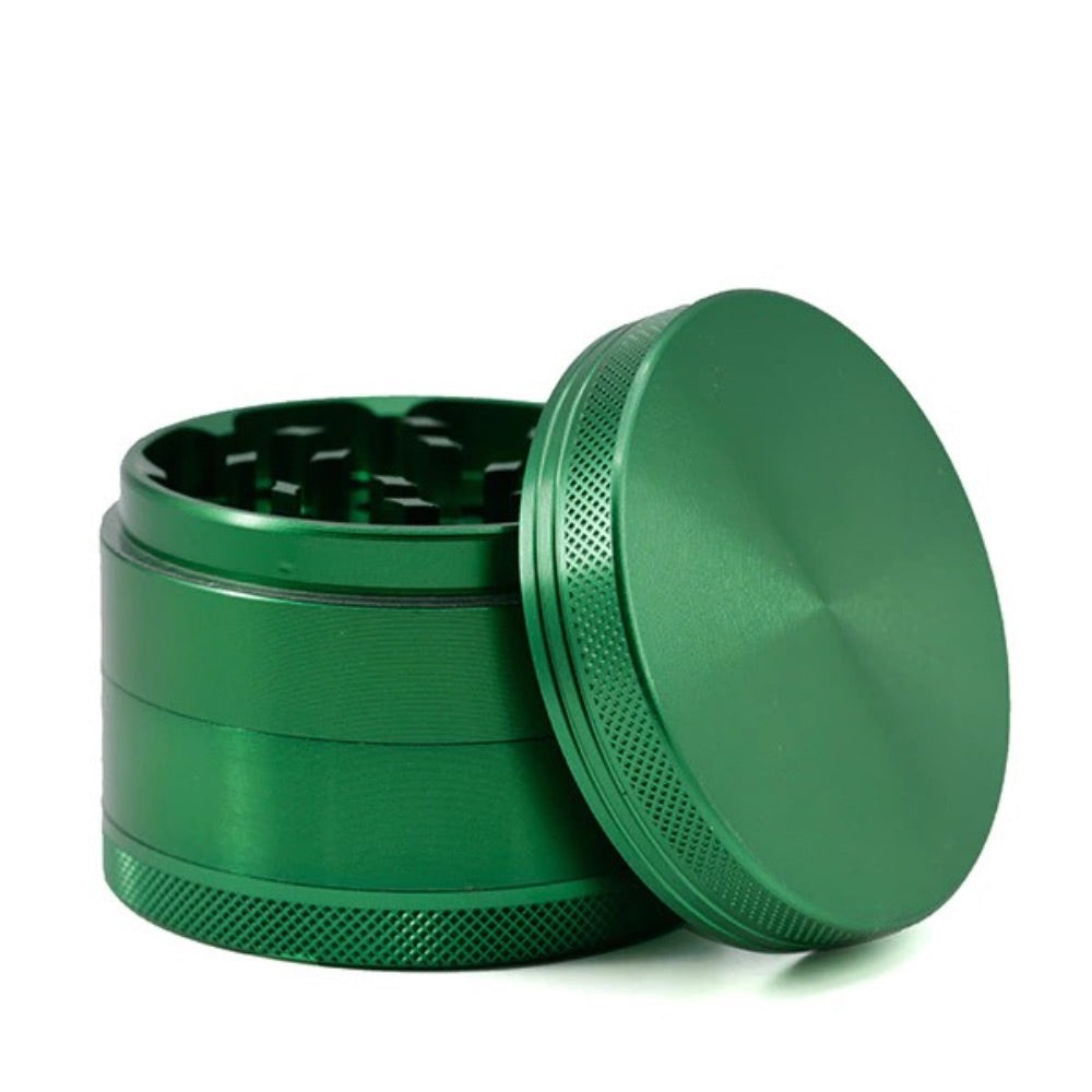 Aluminum Herb Grinder with Pollen Screen and Magnetic Lid | 63mm