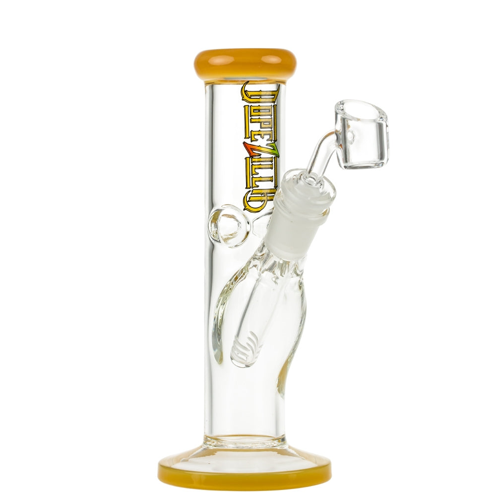 Dopezilla Minilla Straight Mini Vapor Ice Bong | Milky Yellow