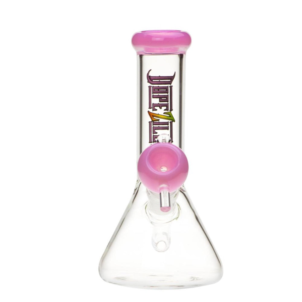 Dopezilla Lil Zilla Beaker Base Ice Bong | 7 Inch | Milky Teal