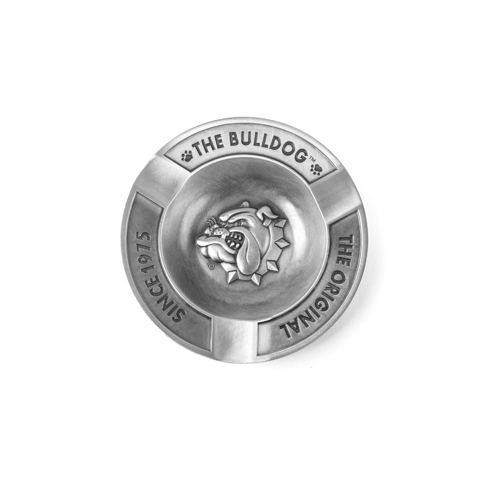 The Bulldog Full Color Glass Ashtray