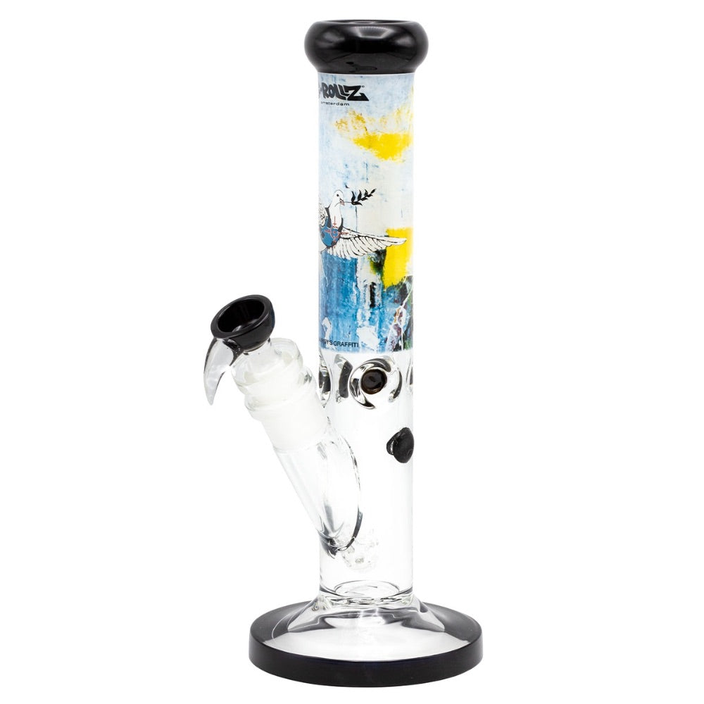G-Rollz Banksy Straight Tube Bong