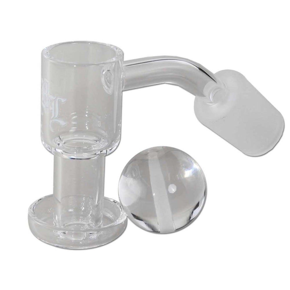 Black Leaf Terp Slurper Quartz Banger with Marble