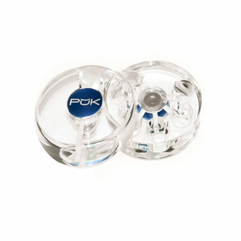 PUK Six-Chamber Pipe | Glass | Blue
