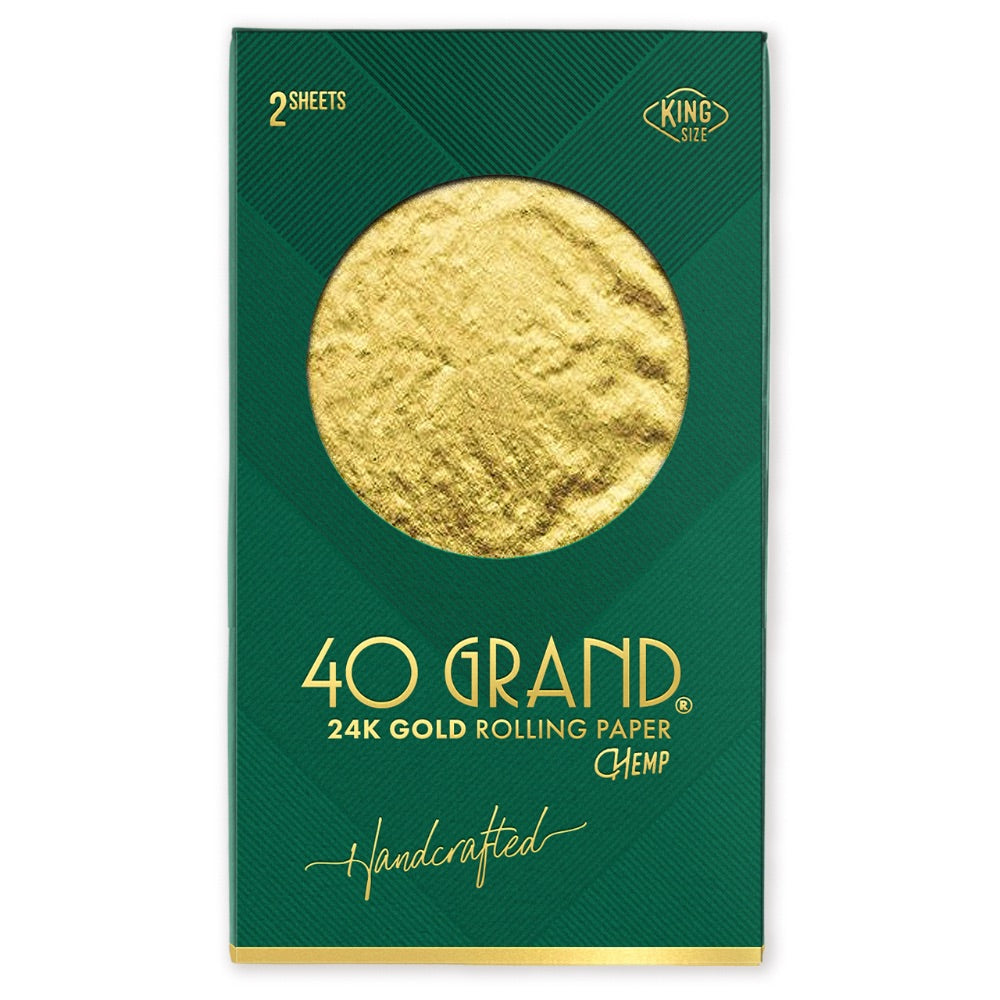 40 Grand 24 Karat Gold Rolling Papers