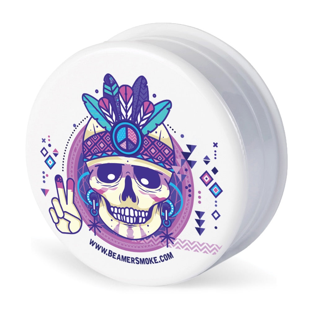 Beamer 63mm Prime Edition Virgin Acrylic Grinder | white