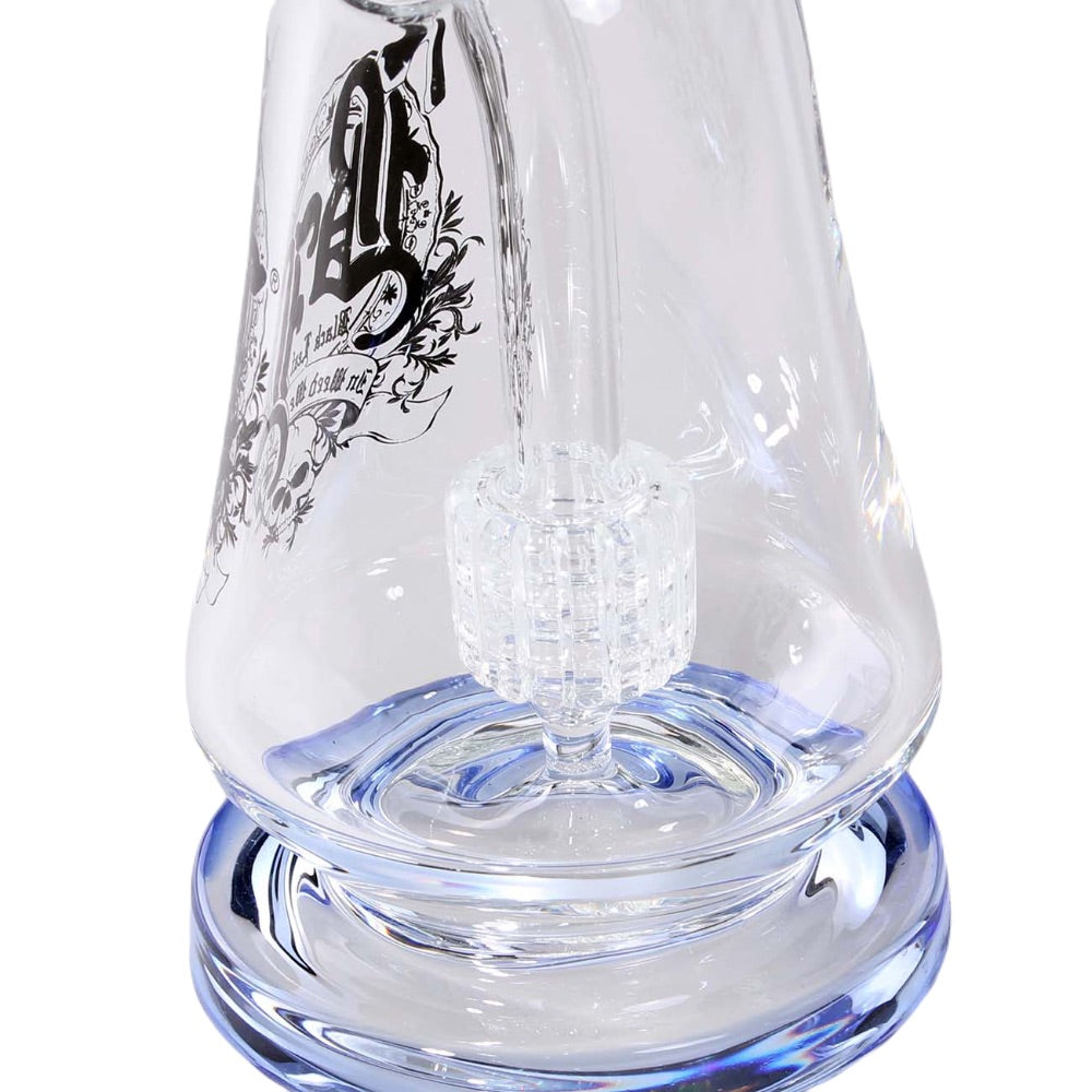 Black Leaf Glass Drum Percolator Dab Rig | Percolator