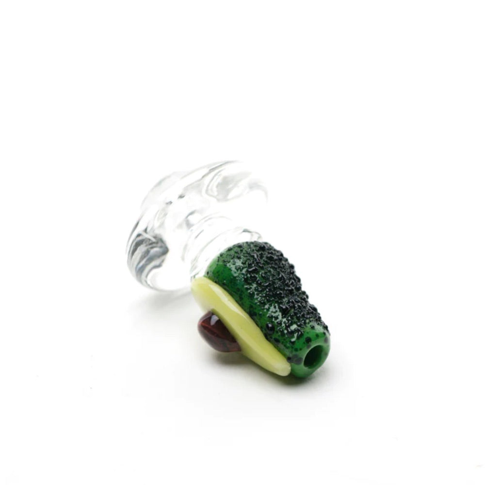 Empire Glassworks Avocadope Puffco Peak Carb Cap | top view