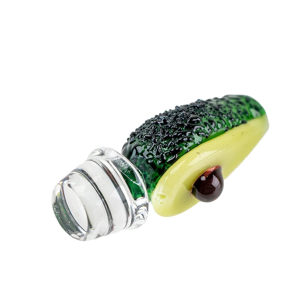 Empire Glassworks Avocadope Puffco Peak Pro Carb Cap | side view