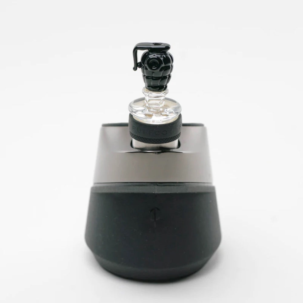 Empire Glassworks Grenade Puffco Peak Carb Cap | on Puffco Peak