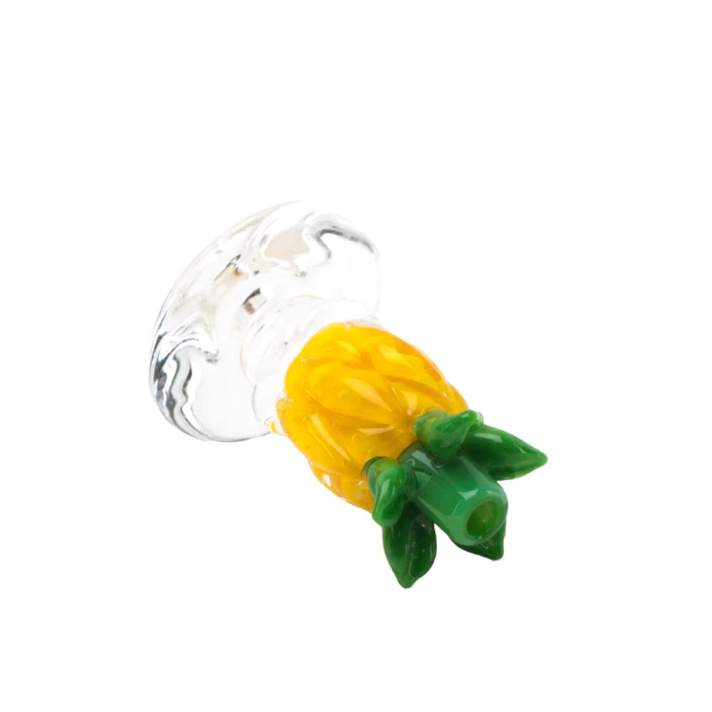 Empire Glassworks Pineapple Puffco Peak Carb Cap | top view