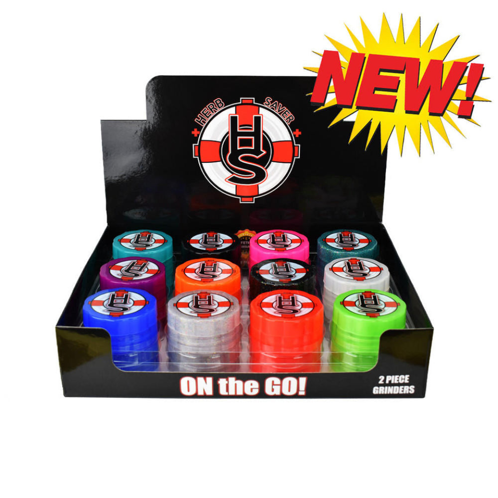 HerbSaver Grinder | 2-Part | All available random colors