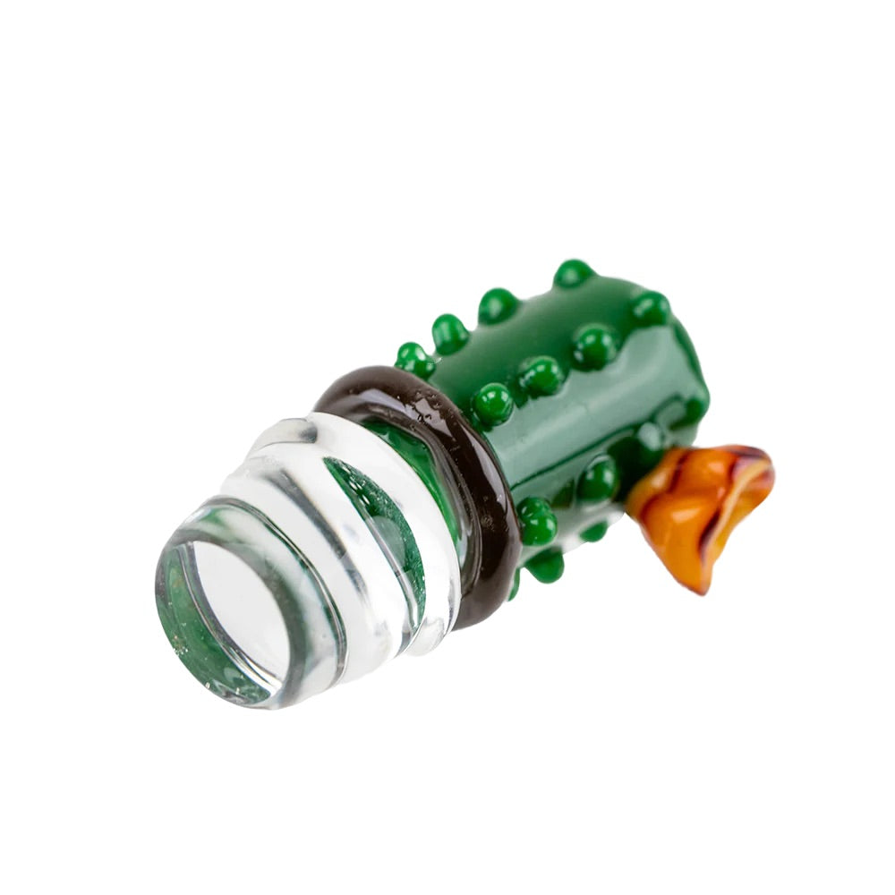 Empire Glassworks Barrel Cactus Puffco Peak Pro Carb Cap | side view