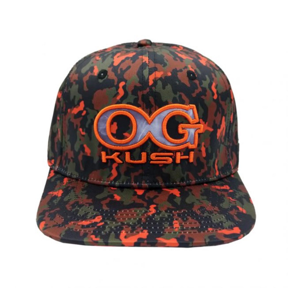 Lauren Rose OG Kush 420 Camo Snapback | front view