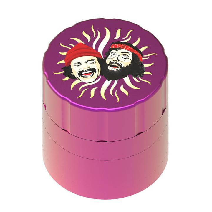 Cheech & Chong’s 40th Anniversary 4-Part Aluminum Herb Grinder | Purple