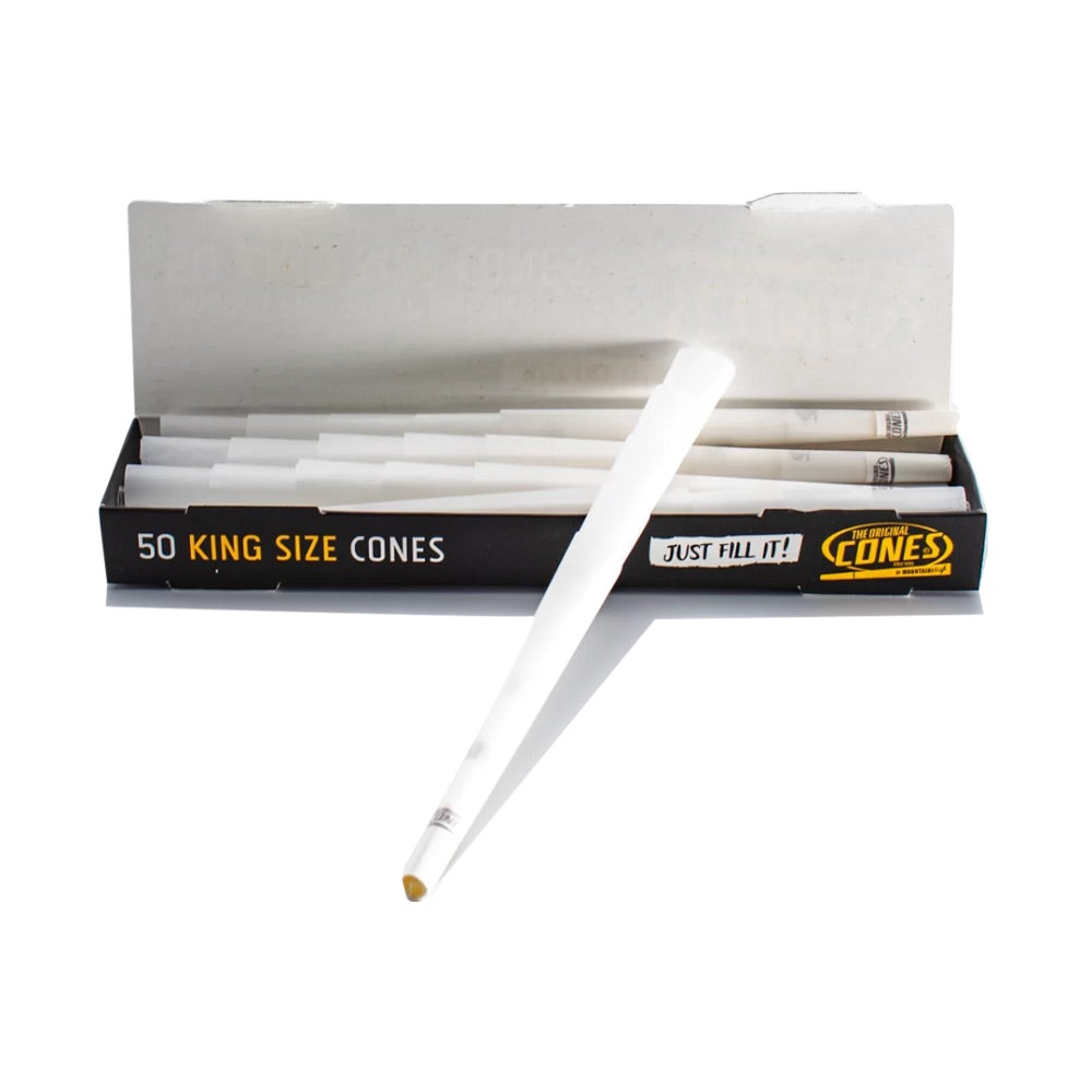 Cones Original Basic King Size Pre-Rolled Cones | 50 Pack | open