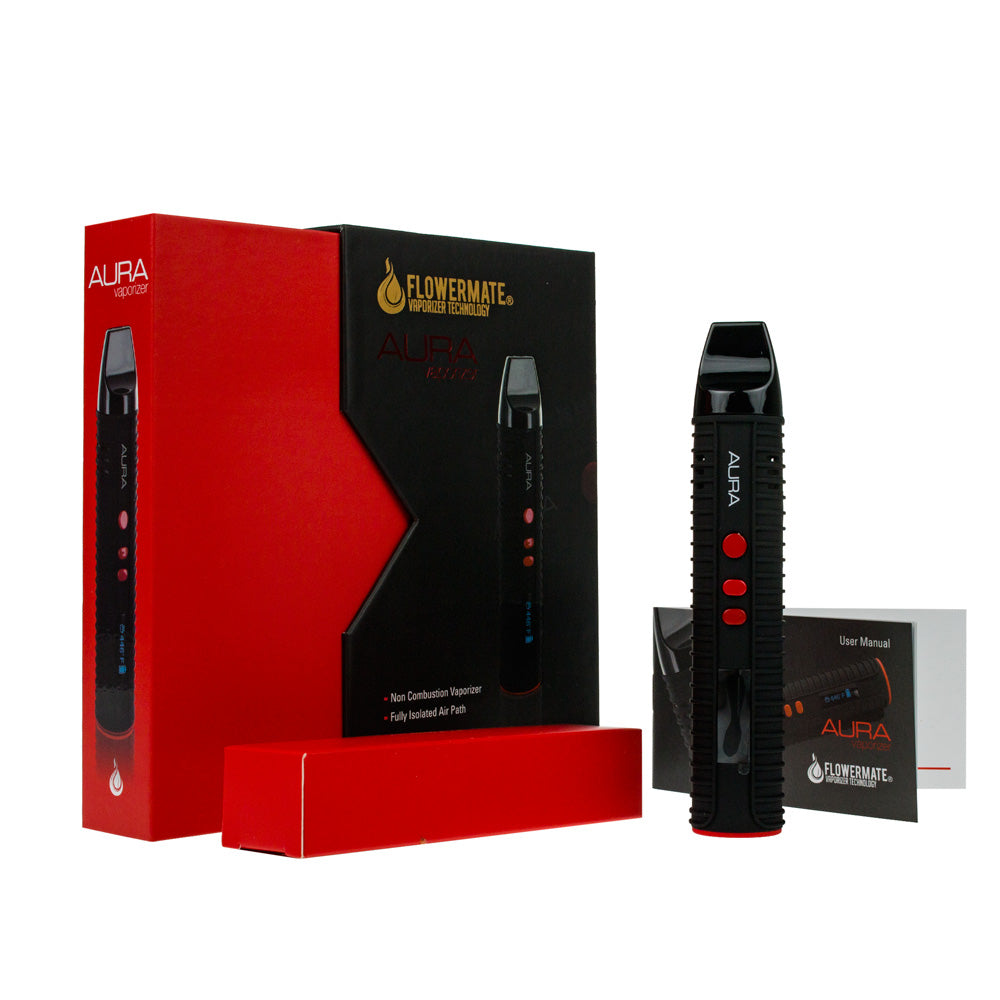 Flowermate Aura Vaporizer - Black - With Box