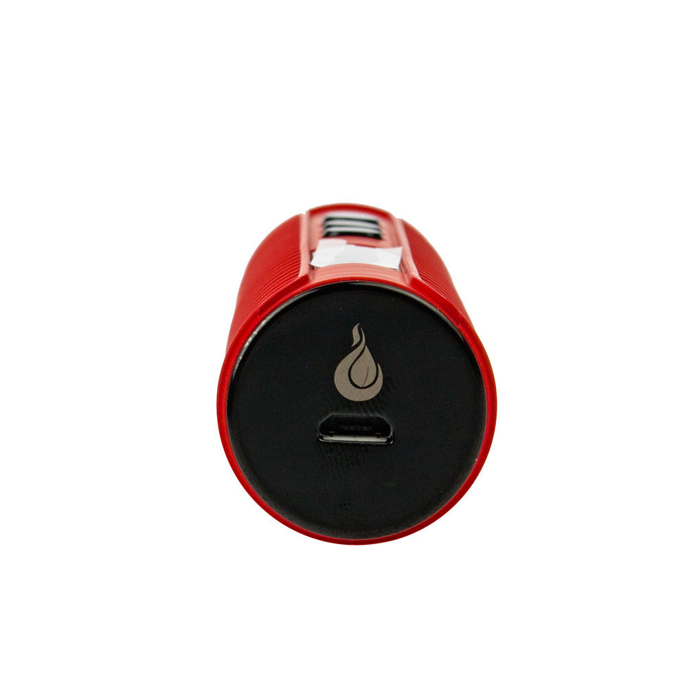 Flowermate Aura Vaporizer - Red - Bottom View