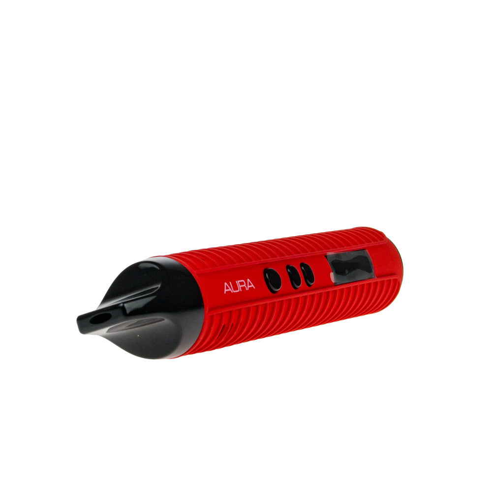 Flowermate Aura Vaporizer - Red - Side View