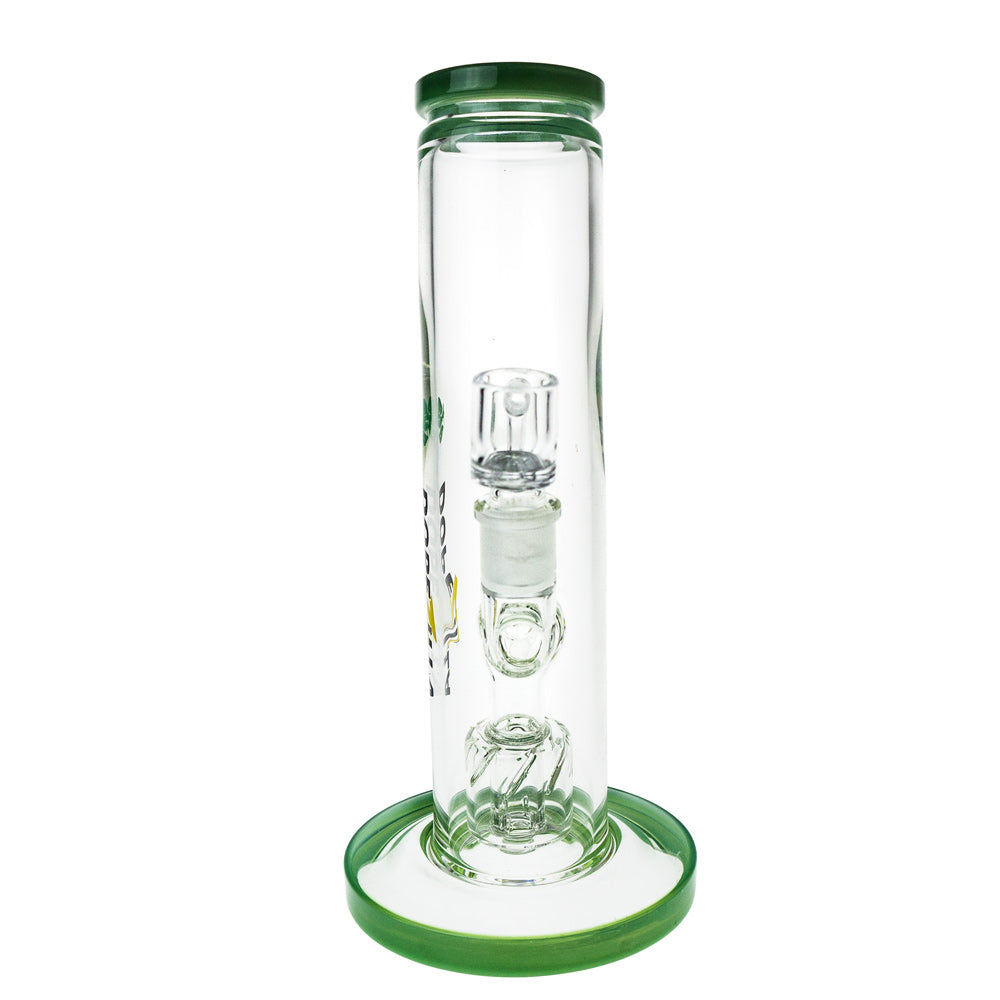 Dopezilla Glass Ogre Dab Rig | 10 Inches | Milky Jade | Front view