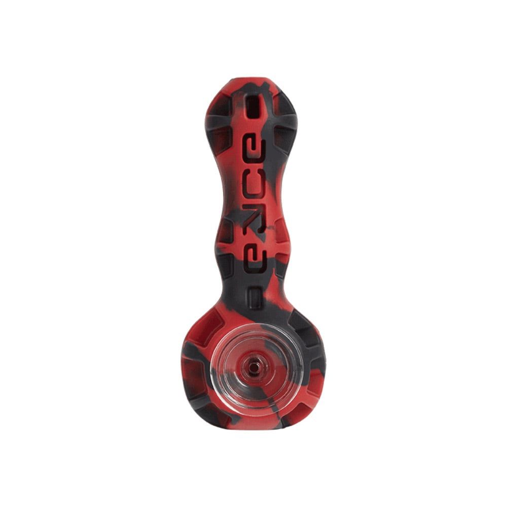 EYCE Hybrid Silicone and Glass Spoon Pipe | Lucifer Red
