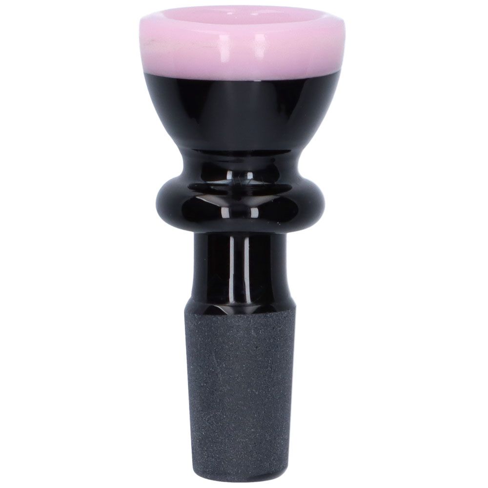 Glass Herb Bowl with Colored Rim | 14.5mm