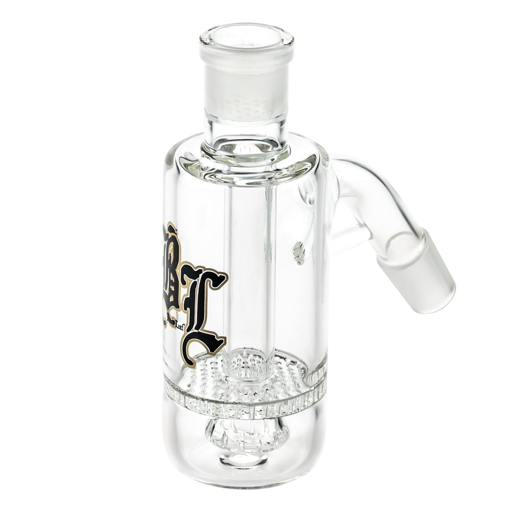 Black Leaf Precooler with  HoneyComb Disc & Showerhead Diffuser | 45 Degree Joint | 18.8mm - Side View