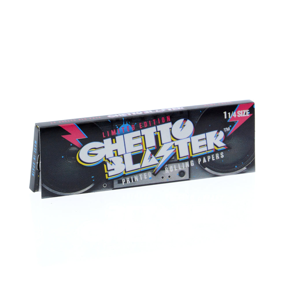 Ghetto Blaster - Hemp 1 1/4 Rolling Papers - Single Pack
