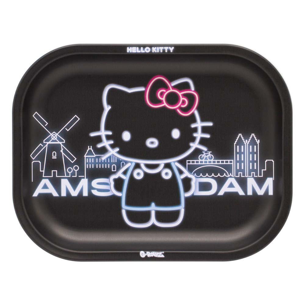 G-Rollz Hello Kitty Neon Amsterdam Rolling Tray | Medium