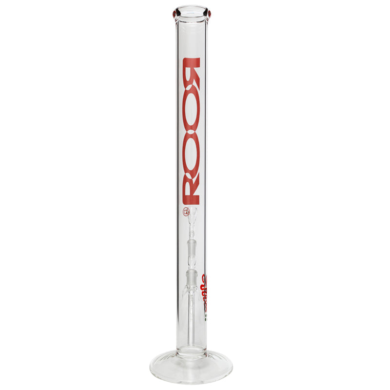 ROOR 3.2mm Red Logo Bong | 45cm - Back View