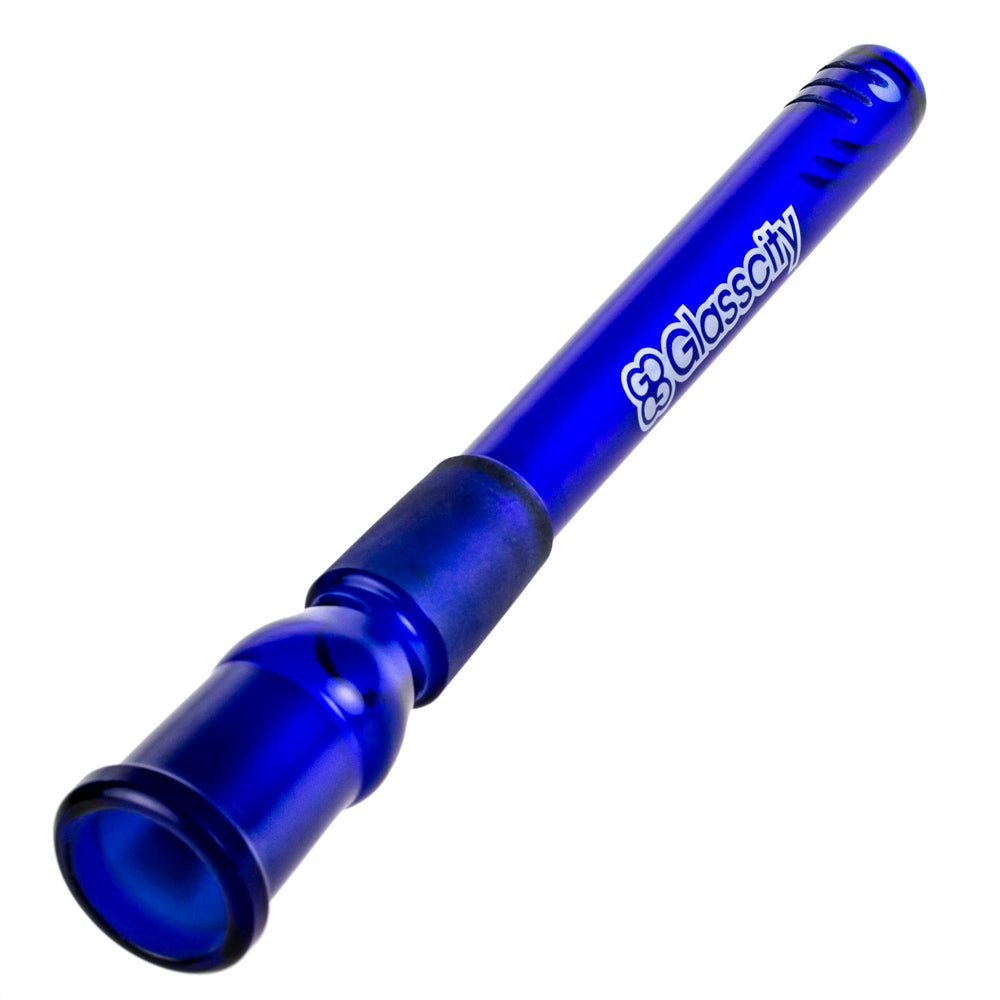 Glasscity Slitted Diffuser Downstem | 18.8mm | Green - Front View