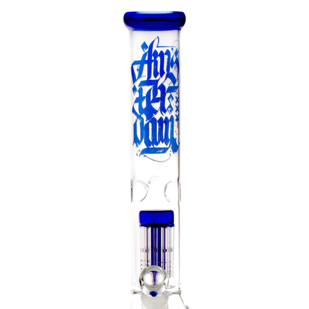 Amsterdam Glass Bong with 8-Tree Arm Percolator | logo