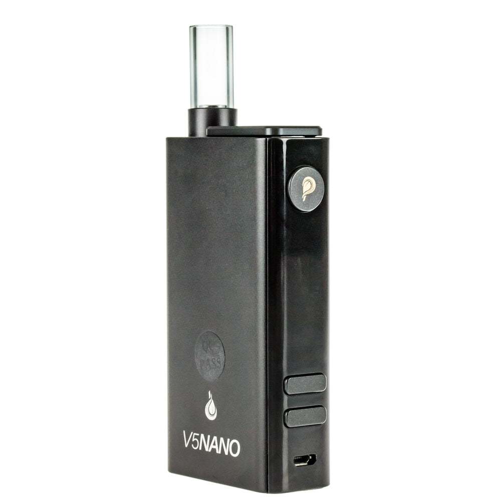 FlowerMate V5 Nano Vaporizer | Black - Side View 1